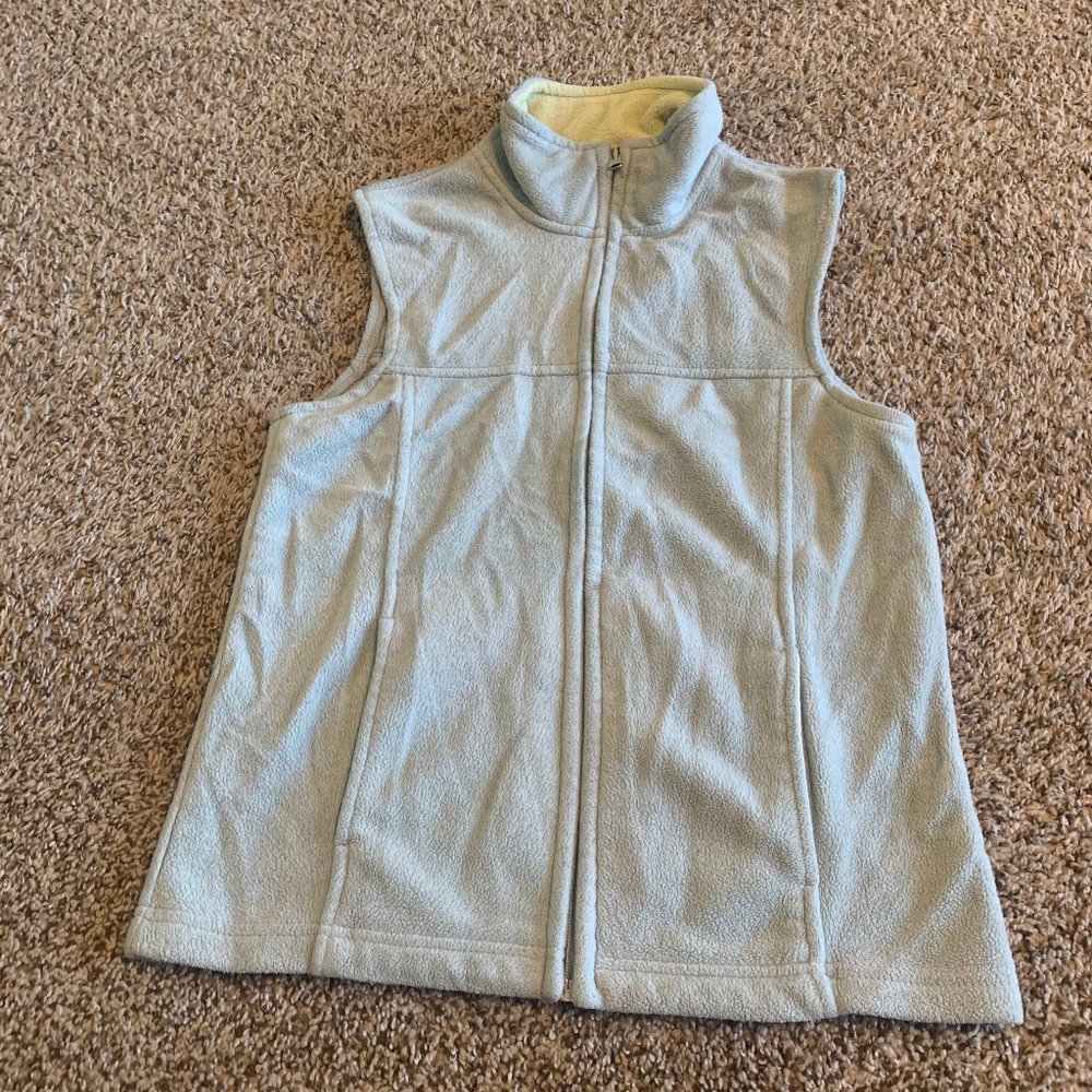 DAKINI GREEN FLEECE VEST SMALL
